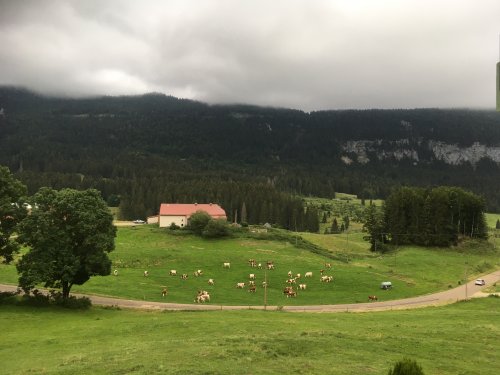 Paysage depuis les chambres...